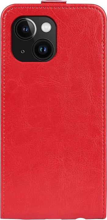 Immagine prodotto Cover-Discount iPhone 15 - Custodia Classic Flip verticale rossa (Apple iPhone 15)