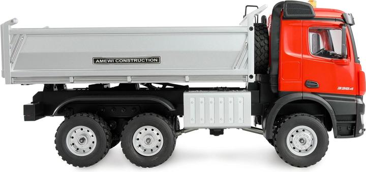 Immagine prodotto Amewi Mercedes-Benz Arocs Kipper 6x6 1:14 RTR rot (RTR pronto all'uso)