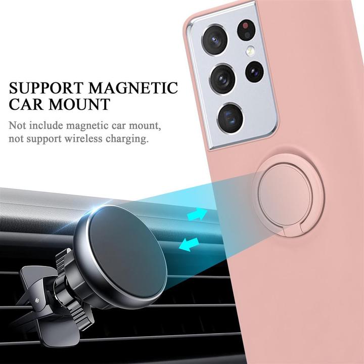 Immagine prodotto Cadorabo Custodia in silicone TPU Liquid Ring Cover (Samsung Galaxy S21 Ultra)