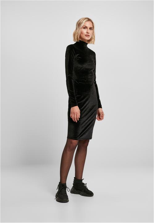 Produktbild Urban Classics Ladies Velvet Turtle Neck Dress (3XL)