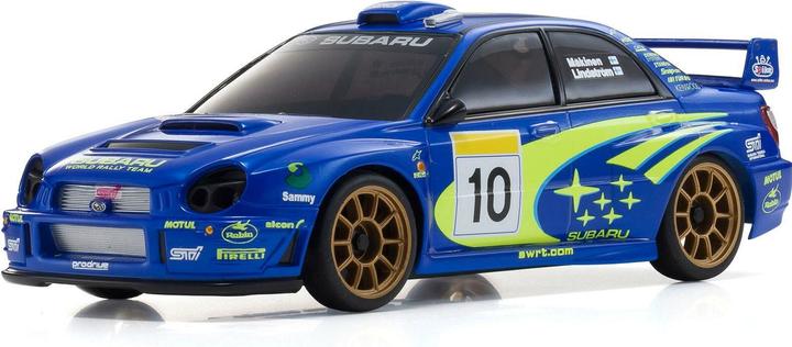 Kyosho Mini-Z MA020 Subaru Impreza WRC 2002 Weiss, ARTR (ARR Almost-Ready-to-Race)