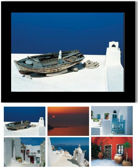 Actual product image Baback Haschemi Double Card-Böxli 820 GREEK ISLANDS (1 pcs.)