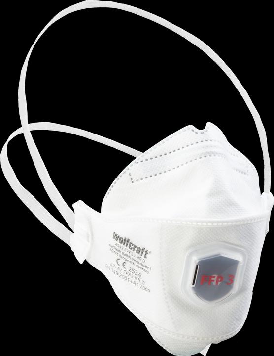 Actual product image wolfcraft wolfcraft 2 Feinstaubmasken FFP3 V (CE) (FFP3)