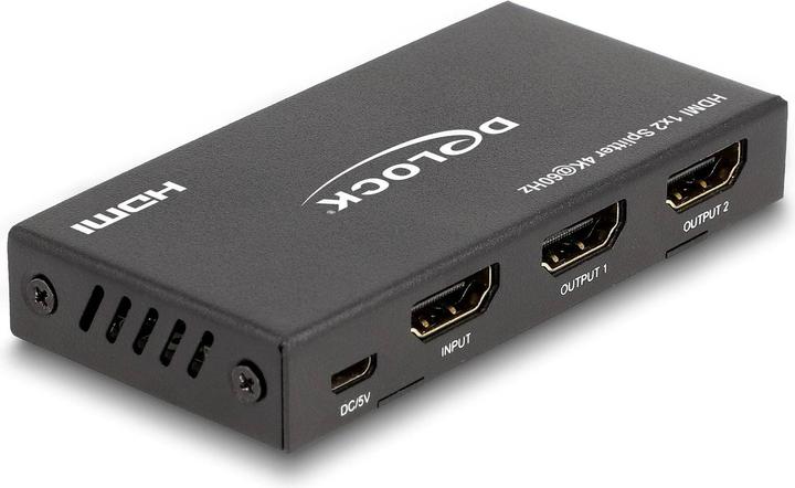 Immagine prodotto Delock Splitter HDMI 1 x HDMI in ingresso a 2 x HDMI in uscita 4K 60 Hz wi