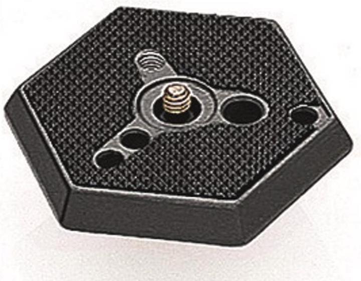 Immagine prodotto Manfrotto 030-14, piastra di sgancio rapido da 1/4" (Piastra a sgancio rapido per treppiede)
