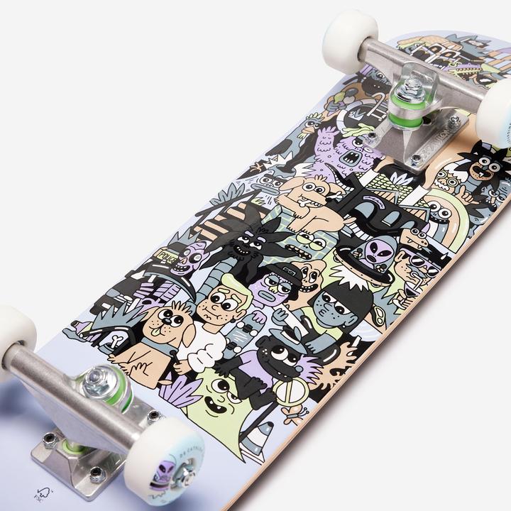 Immagine prodotto Decathlon Skateboard con dimensioni 7,25" per bambini da 3 a 7 anni - CP100 Mini Skatopia grigio (27.91")