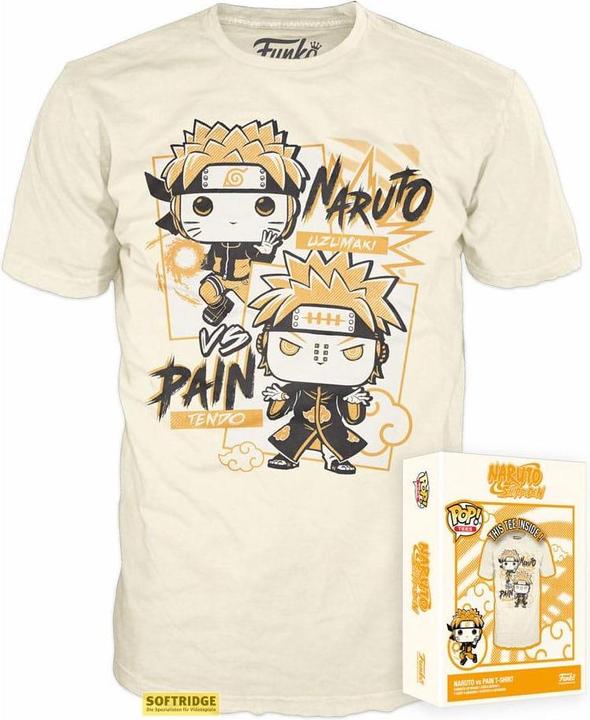 Funko Naruto Boxed Tee T-Shirt Naruto v Pain Grösse L (L)