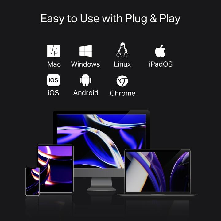 Produktbild TP-Link USB Hub USB Type-C 6-Port Hub UH9120C (USB-C, 9 Ports)