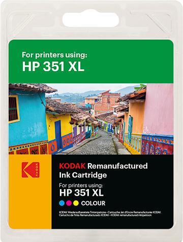 Produktbild Kodak Supplies 185H035131 passend für HP DJD4260 Tinte Color kompatibel zu HP351XL/CB338EE 580 Seite