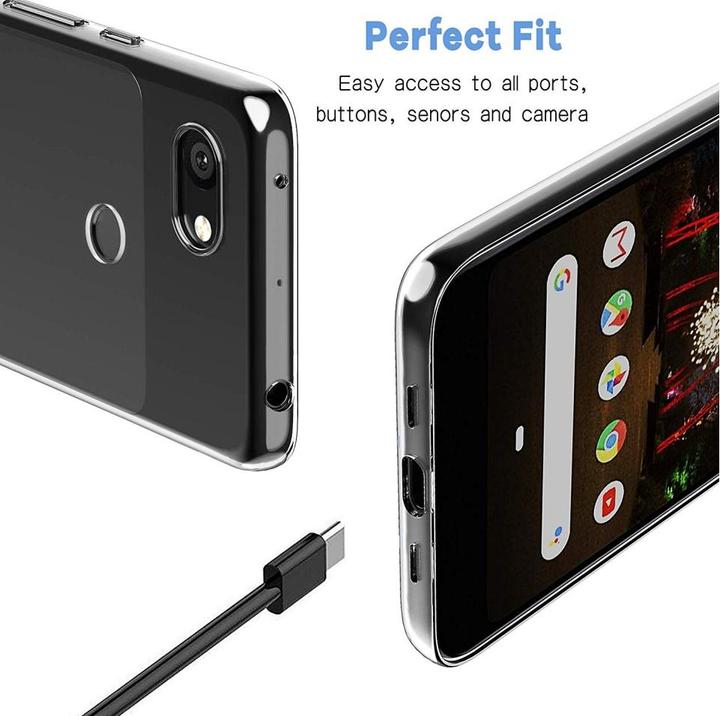 Actual product image Screenguard Google Pixel 3a XL Flexible TPU Clear Case (Google Pixel 3a XL)
