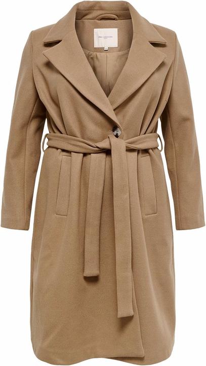 Actual product image Only Curvy wool wrap effect coat