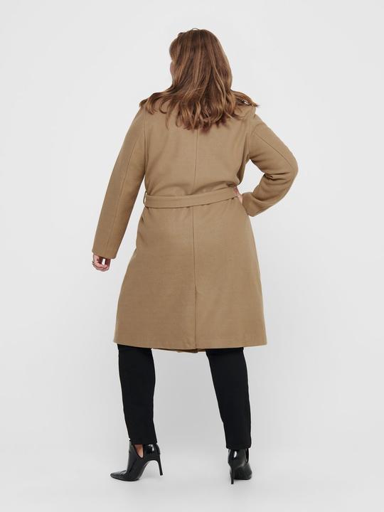 Actual product image Only Curvy wool wrap effect coat