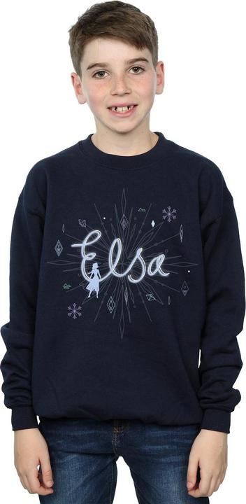 Produktbild Disney Frozen 2 Elsa Snowflake Sweatshirt Jungen (140, 146)