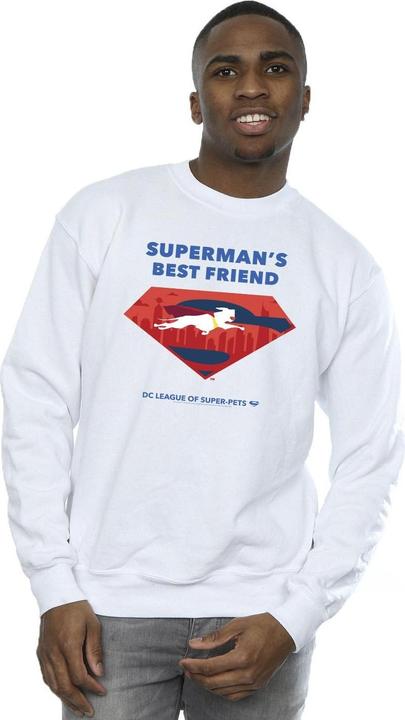 Image du produit - Sweat DC LEAGUE OF SUPER-PETS SUPERMAN'S BEST FRIEND - Homme (L)