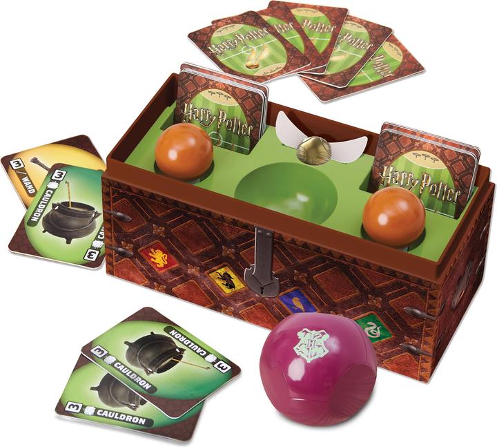Image du produit Spin Master Harry Potter, La course au Vif d'or, Jeu de plateau de Quidditch pour sorciers, sorcières et Moldus