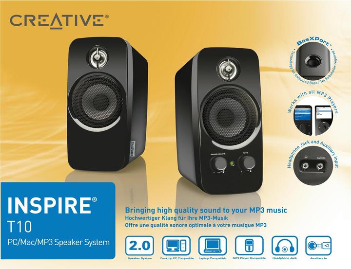 Actual product image Creative Inspire T10