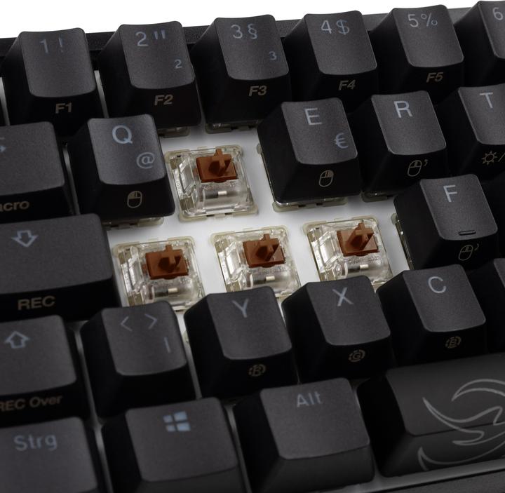 Produktbild Ducky One 2 Pro Mini Gaming Tastatur, RGB LED - Cherry Brown (DE, Kabelgebunden)