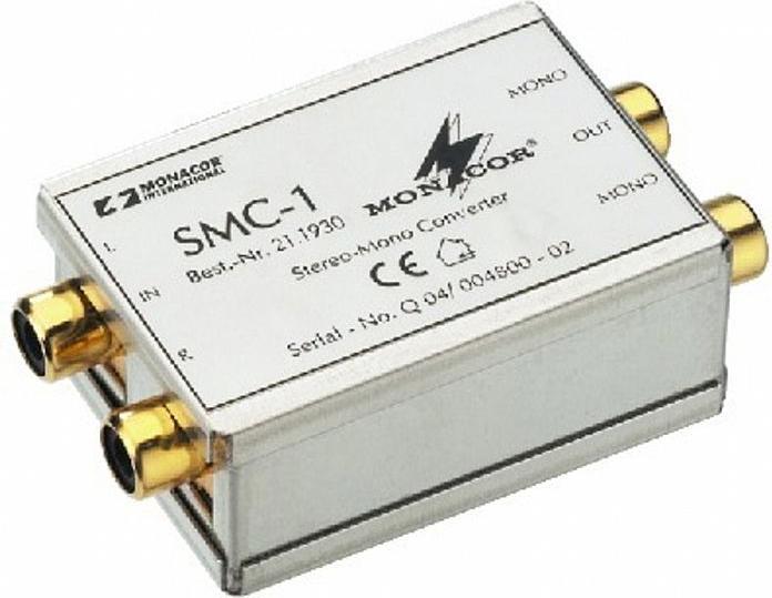 Immagine prodotto Monacor Stereo-Mono-Convertitore (Splitter audio)