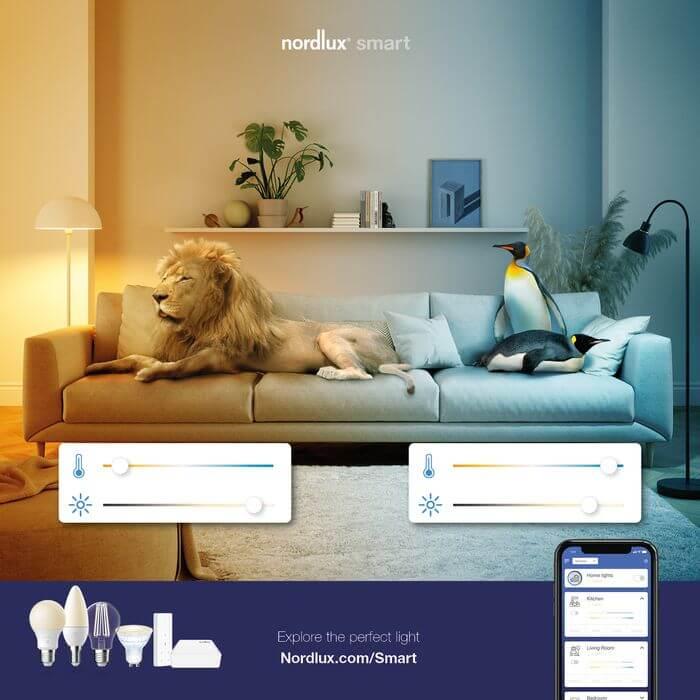 Actual product image Nordlux Starter set E27 Smart Light (E27, 7 W, 900 lm, 6 x, E)