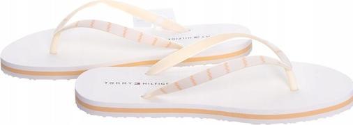 Image du produit Tommy Hilfiger Femmes Tongs Tommy Essential Beach Sandal Chaussures de bain, Ivoire (Feather White) (37)