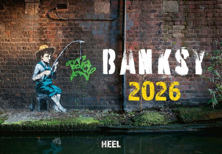 Actual product image Banksy Kalender 2026 Mittelformat (Hardcover, German)