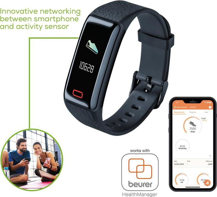 Actual product image Beurer AS 98 Pulse & Heartbeat Sensor Activity Tracker