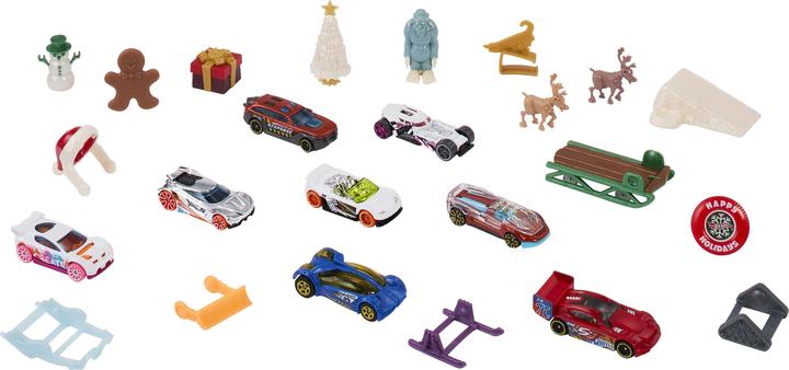 Actual product image Hot Wheels Advent calendar