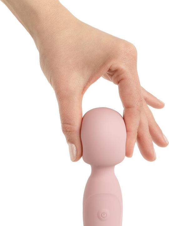 Actual product image Good Vibes Only - Simi - Double Sided Wand Vibrator - Pink