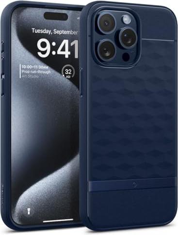 Actual product image Caseology Parallax Mag Magsafe Iphone 15 Pro Midnight Blue (Apple iPhone 15 Pro)