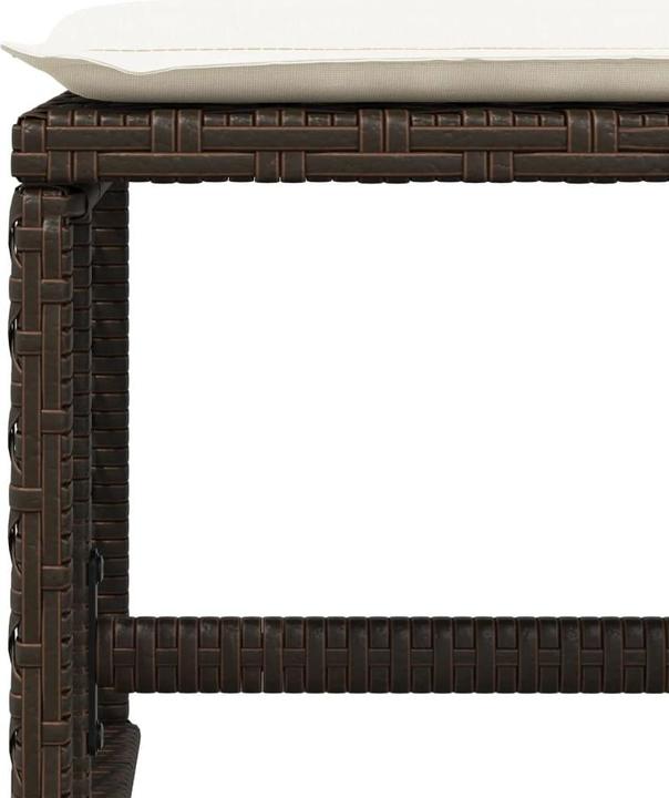Image du produit VidaXL Meuble de jardin Ensemble de jardin 13 pièces brun poly rotin (106 cm)