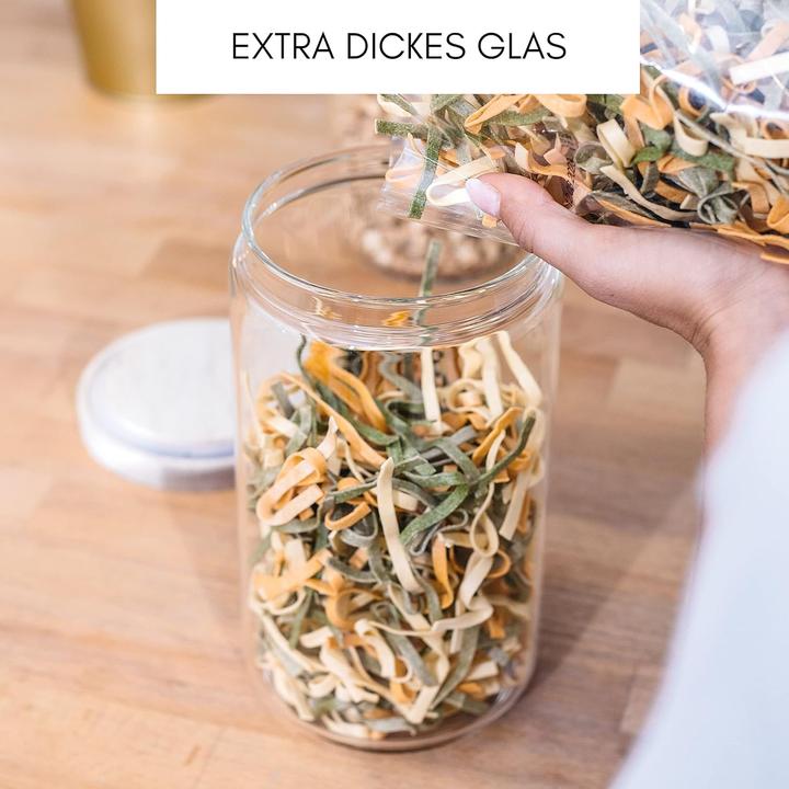 Actual product image Econovo Storage jar set with lid XL (2 l)