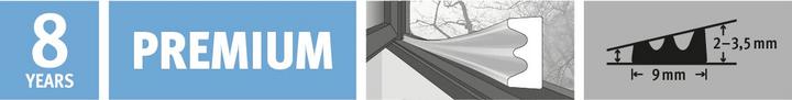 Actual product image Fix-o-moll E-profile rubber seal