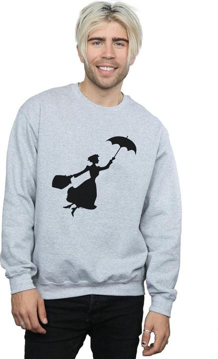 Immagine prodotto Disney Mary Poppins Flying Silhouette Felpa Uomo (L)