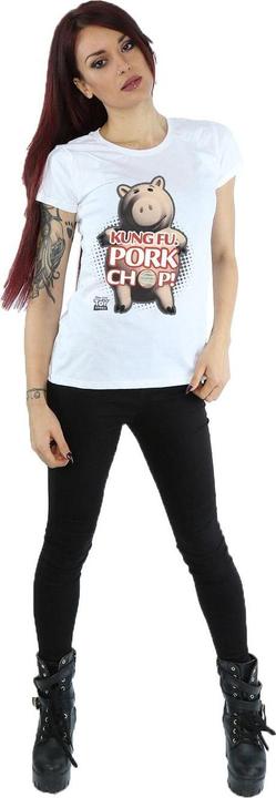Immagine prodotto Disney Toy Story Kung Fu Pork Chop Maglietta Donna (L)