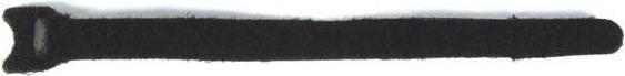 Actual product image Velleman CLAMP CABLE BINDERS - BLACK - 12.5 x 205 mm (10-pcs.) (Velcro cable ties, 205 mm, 10 pcs.)