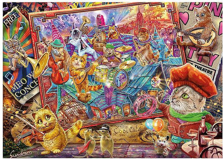 Actual product image Schmidt Spiele Cat mania (1000 pieces)