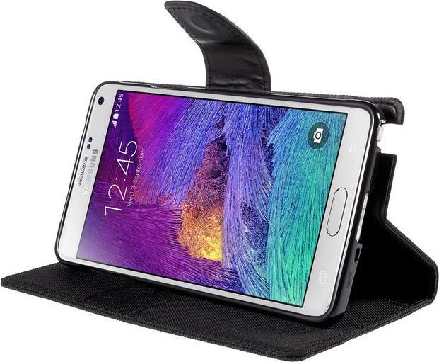 Actual product image Goospery Canvas Diary Series (Samsung Galaxy Note 4)