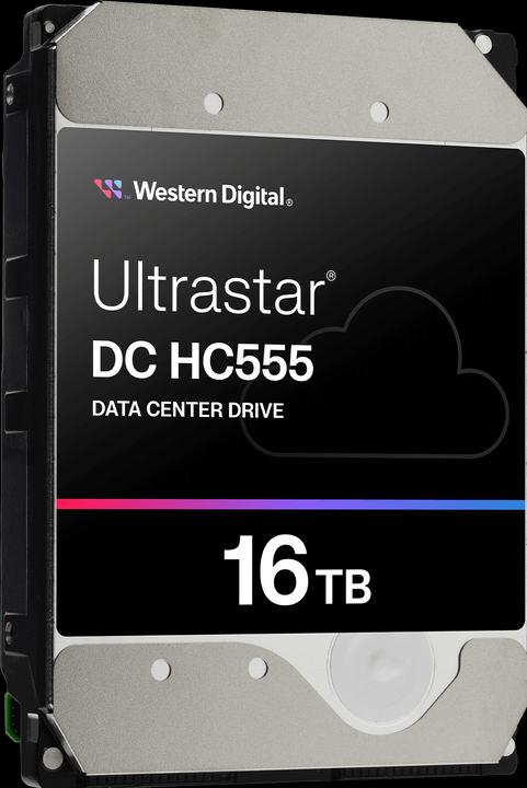 Actual product image WD Ultrastar DC HC555 3.5inch 26.1 16TB 512 7200RPM SAS ULTRA 512E SE P3 DC (16 TB, 3.5", CMR)