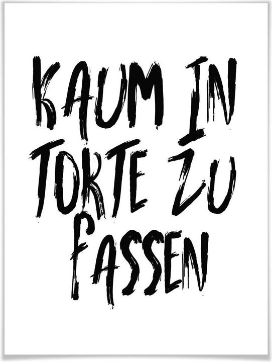 Produktbild Trenddeko Kaum in Torte zu fassen (60 x 80 cm)