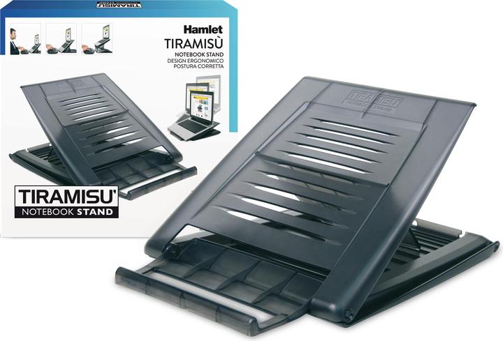 Immagine prodotto Hamlet XTMS100 Tiramisù Notebook stand Nero