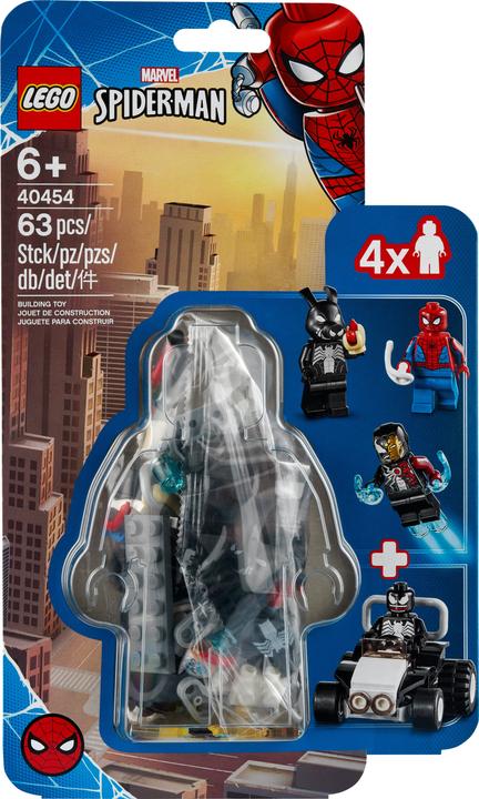 Actual product image LEGO Marvel Super Heroes Spider-Man vs. Venom and Iron Venom (40454, LEGO Marvel)