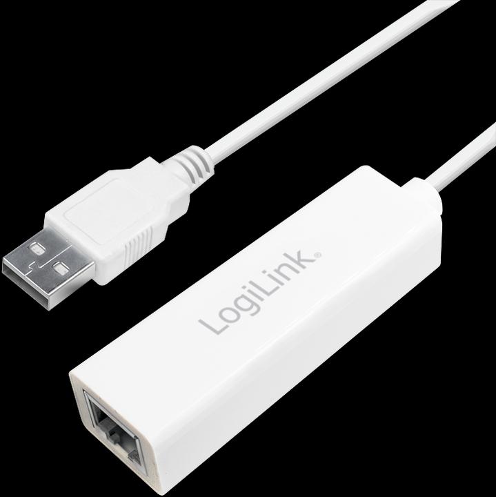 Actual product image LogiLink Ethernet adapter (USB, RJ45 (1x))