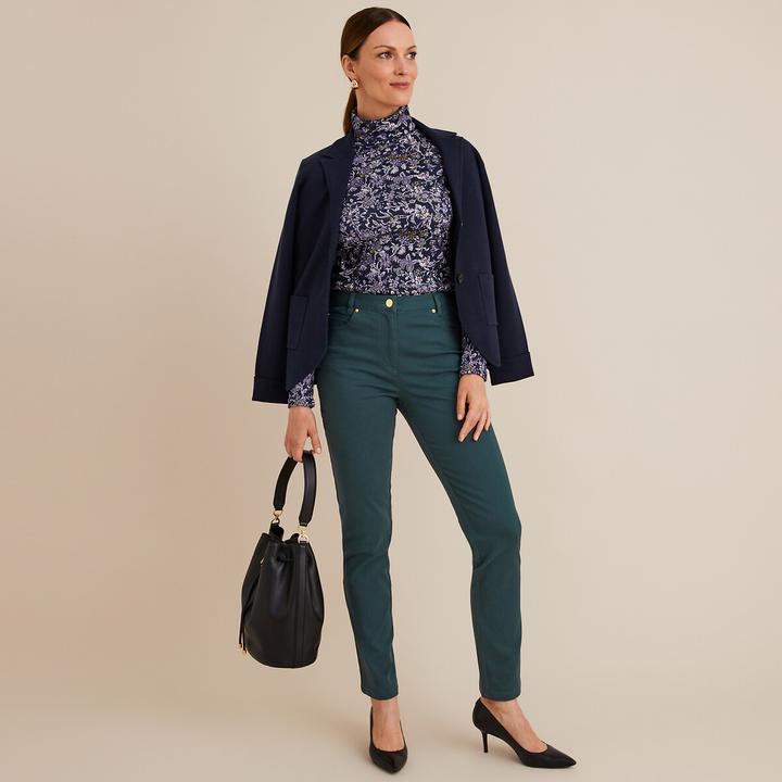 Produktbild Anne Weyburn Gerade Five-Pocket-Hose aus Baumwoll-Stretch (50)