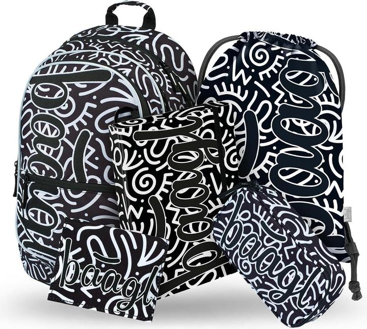 Immagine prodotto Baagl 5-teiliges Schulrucksack-Set
