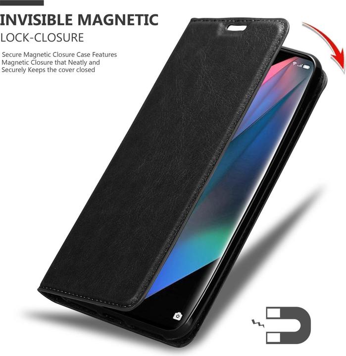 Immagine prodotto Cadorabo Libro Invis. Coperchio magnetico (Oppo Find X3 Pro)