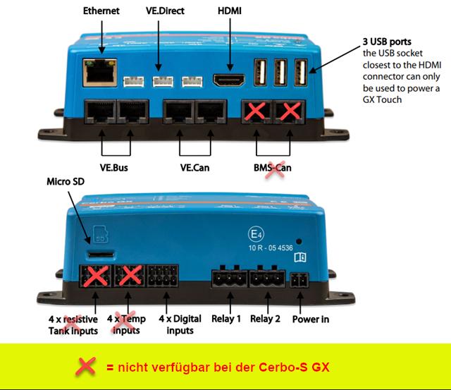 Produktbild Victron Energy Cerbo-S GX