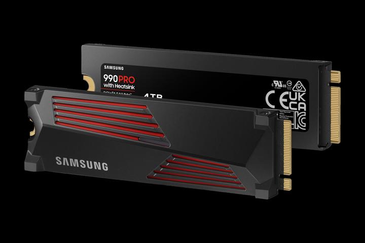 Produktbild Samsung 990 Pro mit Heatsink (4000 GB, M.2 2280)