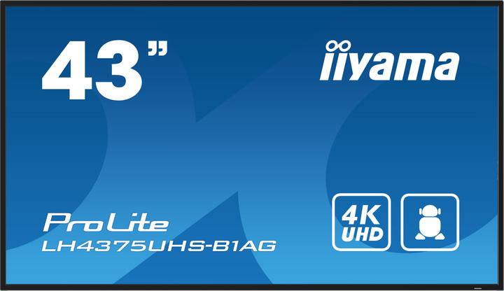 iiyama ProLite LH4375UHS-B1AG (3840 x 2160 Pixel, 42.50")