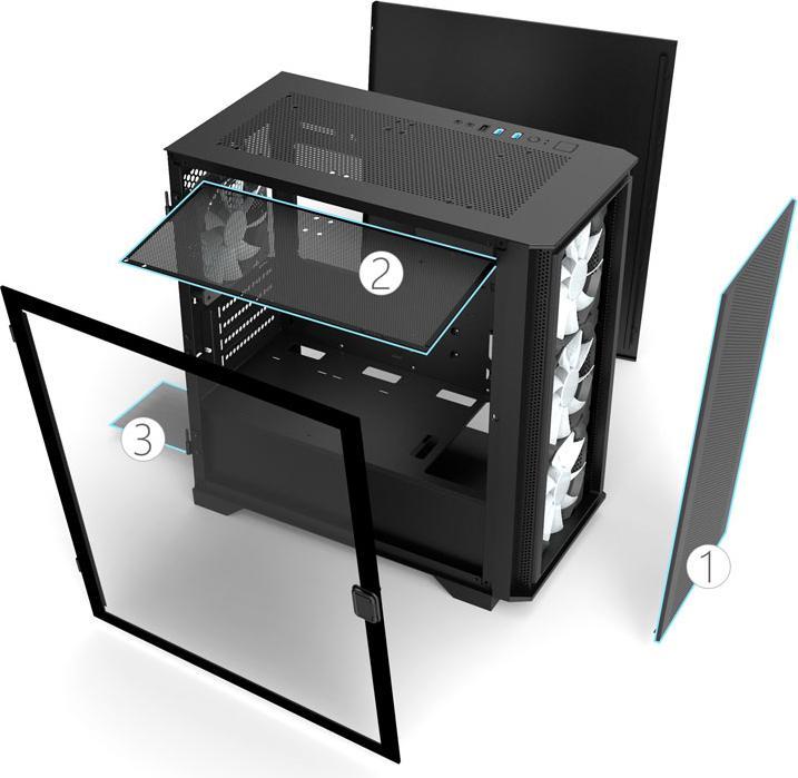 Immagine prodotto Montech Air 100 Nero (mATX, Mini-ITX)