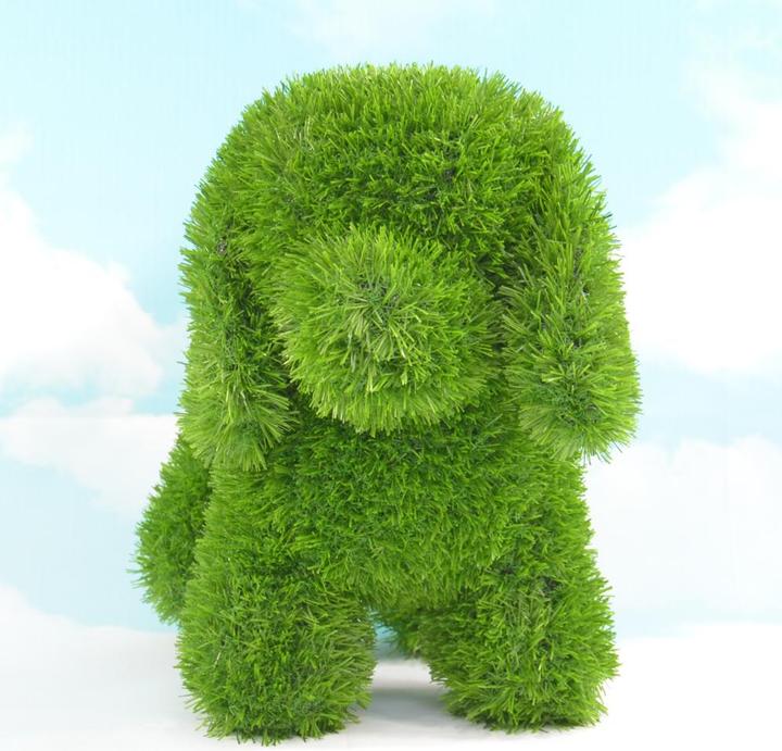 Produktbild AniPlants Grasfigur, "Hund" stehend, Gartendeko, 35cm